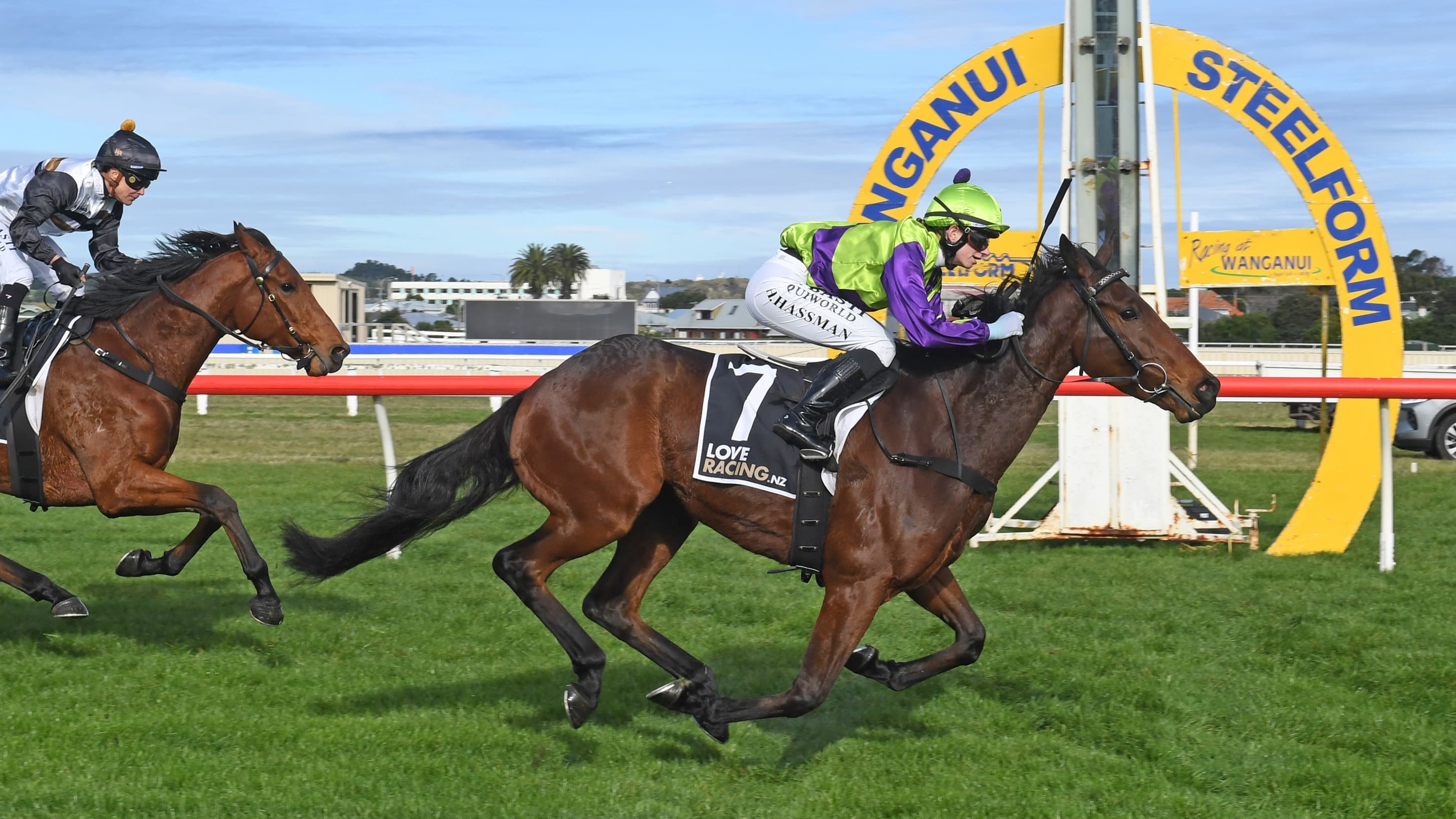 Well-related gelding scores first win