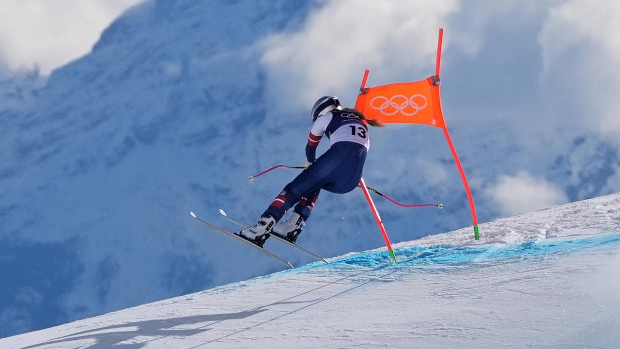 American Olympic great airlifted after sickening crash in downhill