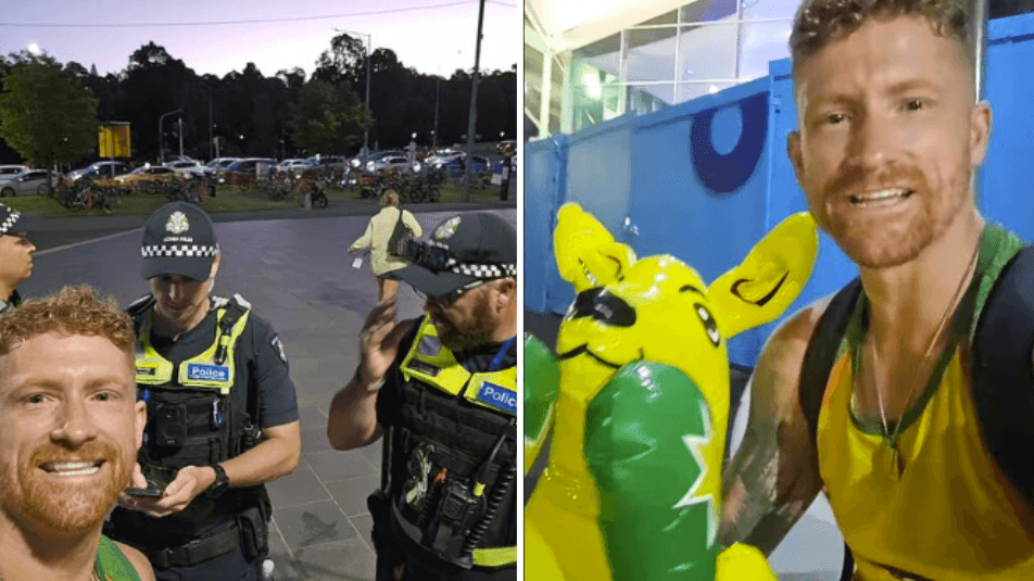 Police escort and a fine: Super Fan kicked out of AO